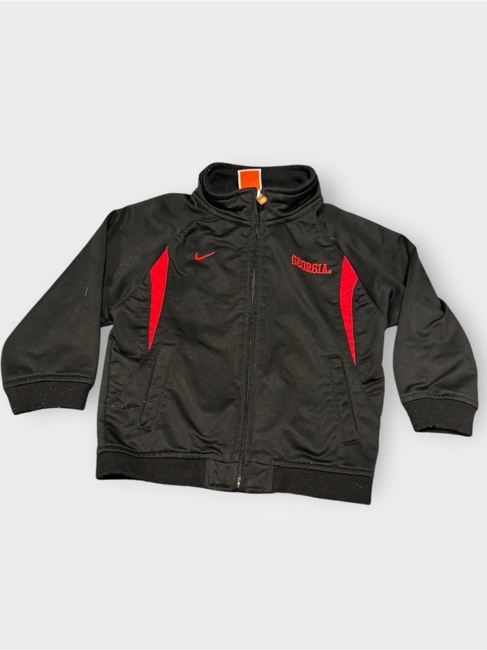 Nike Georgia Bulldogs Track Jacket 24M Black Red Full Zip UGA Toddler